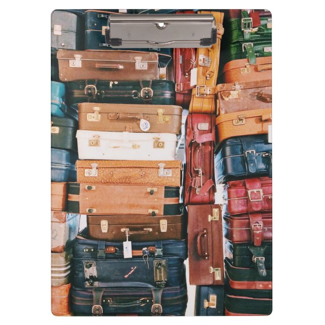 Carpeta De Pinza Equipaje de equipaje de época (Anverso)