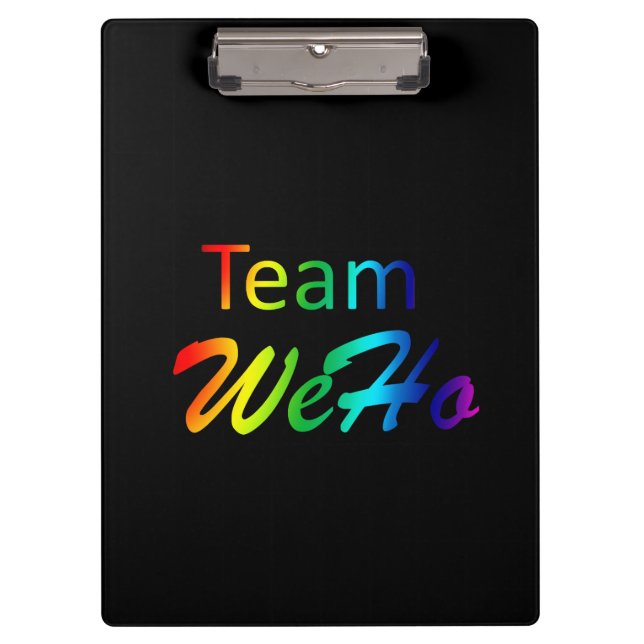 Carpeta De Pinza Equipo arcoiris WeHo (Anverso)