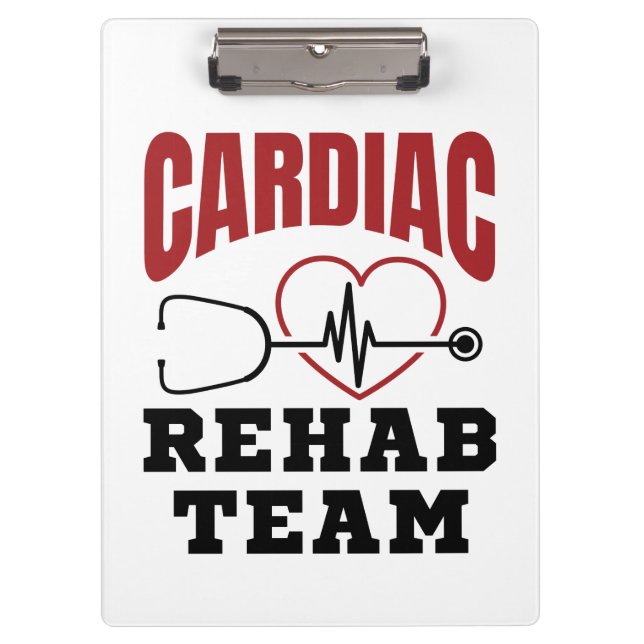 Carpeta De Pinza Equipo de rehabilitación cardiaca Enfermera cardió (Anverso)