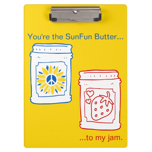 Carpeta De Pinza Eres la manteca SunFun para mi mermelada (Anverso)