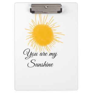 Carpeta De Pinza eres mi sol amarillo naranja rayos de sol añadir n