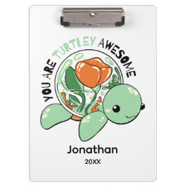 Carpeta De Pinza Eres Una Tortuga Impresionante Suculenta Flor