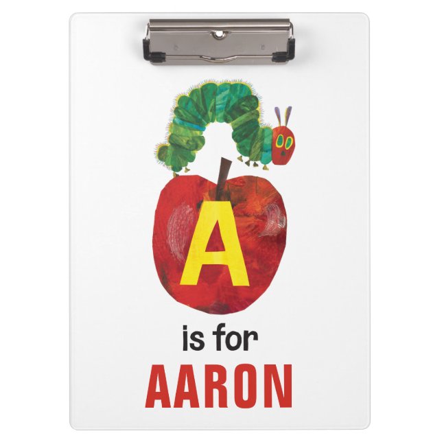 Carpeta De Pinza Eric Carle | A es para Apple (Anverso)