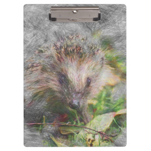 Carpeta De Pinza erizo de animales artísticos