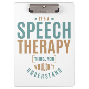 Carpeta De Pinza Es cosa de la terapia del habla. Ideas de regalo