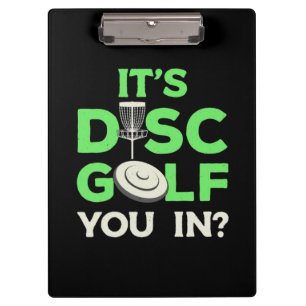 Carpeta De Pinza Es El Golf De Disco En El