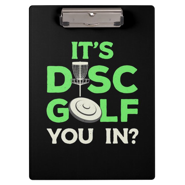 Carpeta De Pinza Es El Golf De Disco En El (Anverso)
