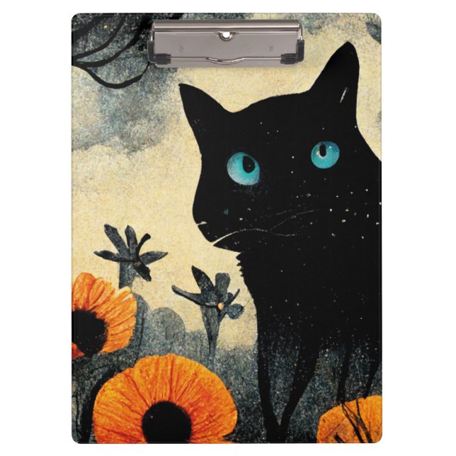 Carpeta De Pinza Es el momento más maravilloso del año gato negro (Anverso)