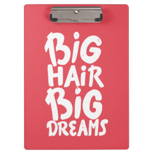 Carpeta De Pinza Es sueños grandes del pelo grande