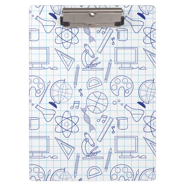 Carpeta De Pinza Esbozo de ciencia de elementos educativos (Anverso)