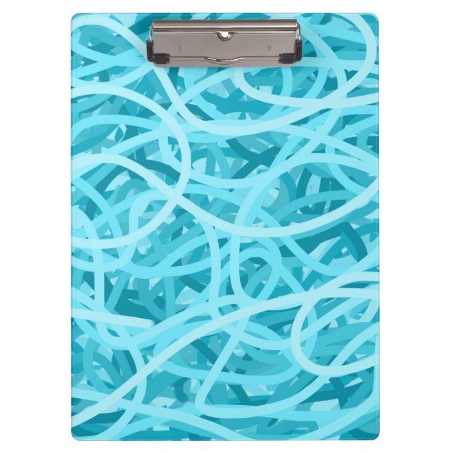 Carpeta De Pinza Escala de líneas azules (Anverso)