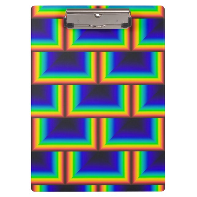 Carpeta De Pinza Escalas cuadradas de espectro solar (Anverso)