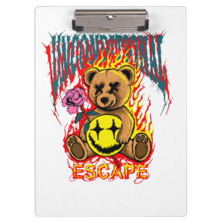 Carpeta De Pinza Escapar de lo ordinario - Oso de Teddy con grandes