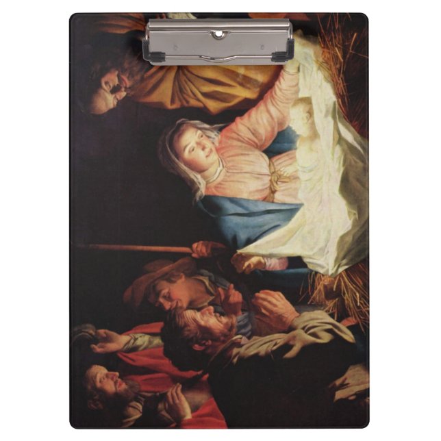 Carpeta De Pinza Escena de la natividad (Anverso)