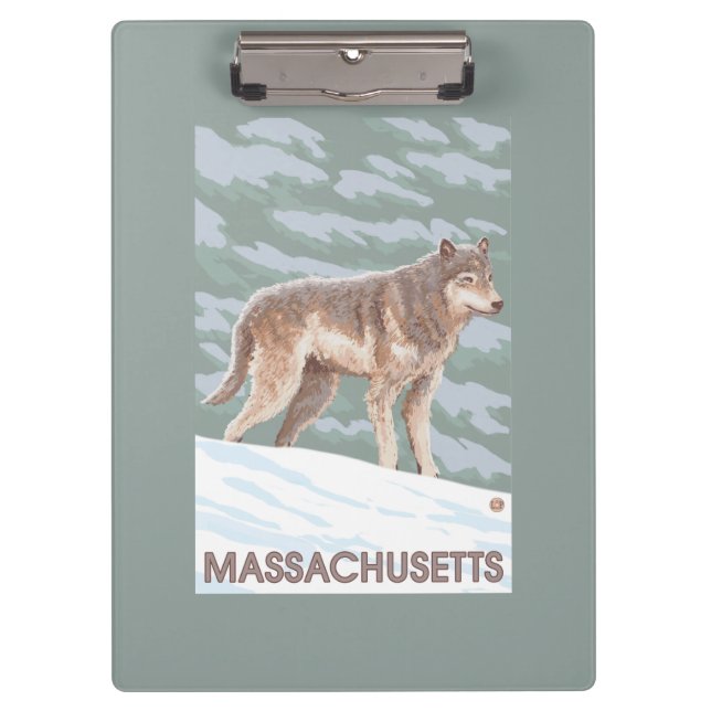 Carpeta De Pinza Escena de MassachusettsWolf (Anverso)