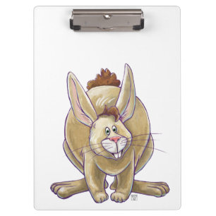 Carpeta De Pinza Escritura de material del Desfile Animal de Conejo