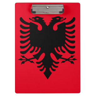 Carpeta De Pinza Escudo de armas albanés