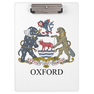 Carpeta De Pinza Escudo de armas de Oxford
