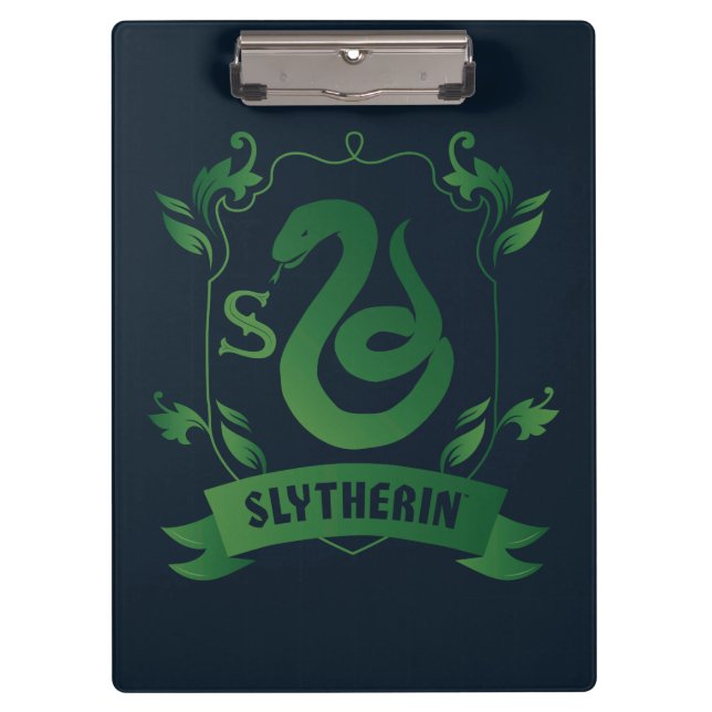 Carpeta De Pinza Escudo de la Casa SLYTHERIN™ Ornamentado (Anverso)