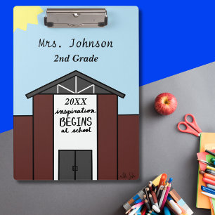 Carpeta De Pinza Escuela de grado de personalizado
