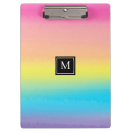 Carpeta De Pinza Escuela de Monograma Arcoiris Girona