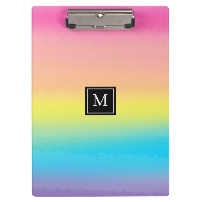 Carpeta De Pinza Escuela de Monograma Arcoiris Girona (Anverso)