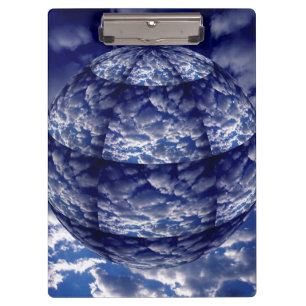 Carpeta De Pinza Esfera 3D de nube abstracta