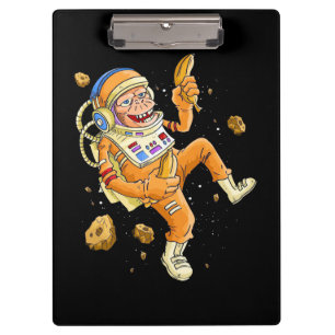 Carpeta De Pinza Espacio de monos astronautas