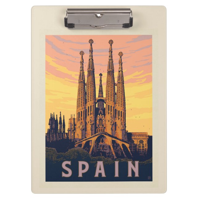 Carpeta De Pinza España | Sagrada Familia (Anverso)