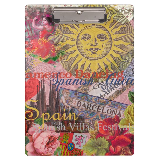 Carpeta De Pinza España Sunshine español Travel Art (Anverso)