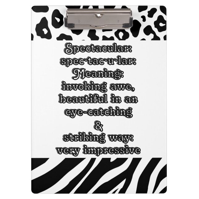 Carpeta De Pinza Espectacular: especificación de definición・tac・u・l (Anverso)