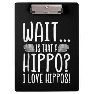 Carpeta De Pinza Espera ¿Es Un Hippo? ¡Me Encantan Hippos!