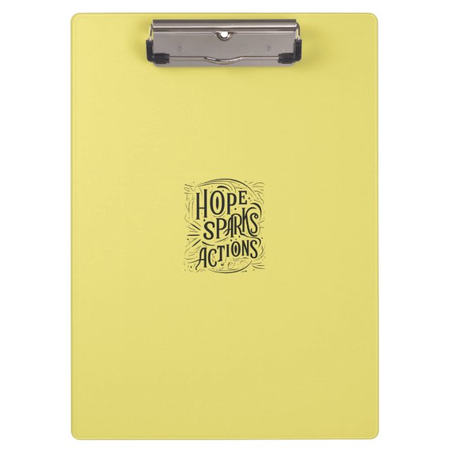 Carpeta De Pinza Esperanza provoca acciones (Anverso)