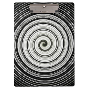 Carpeta De Pinza Espiral negra y blanca