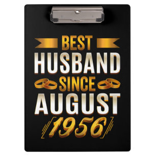 Carpeta De Pinza Esposa del aniversario del mejor marido