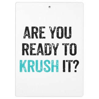 Carpeta De Pinza ¿Está usted listo a KRUSH él?