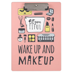 Carpeta De Pinza Está usted Tiful que los   despiertan y maquillaj