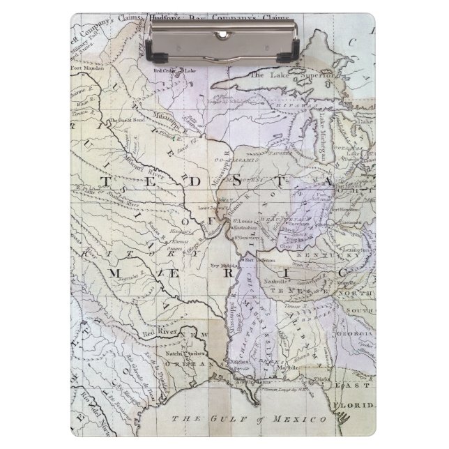 Carpeta De Pinza ESTADOS UNIDOS TRAZAN, c1812 (Anverso)