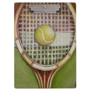 Carpeta De Pinza Estafa de tenis con la bola que pone en corte