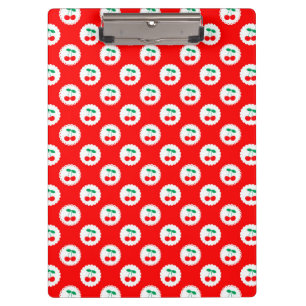 Carpeta De Pinza Estampado de Cereza – Regalo y Decoración de Fruta