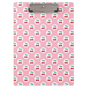 Carpeta De Pinza Estampado de Cereza – Regalo y Decoración de Fruta