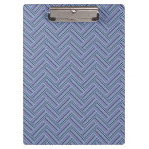 Carpeta De Pinza Estampado de doble trama de rayas azul-grises
