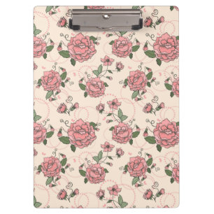 Carpeta De Pinza Estampado de flores 5