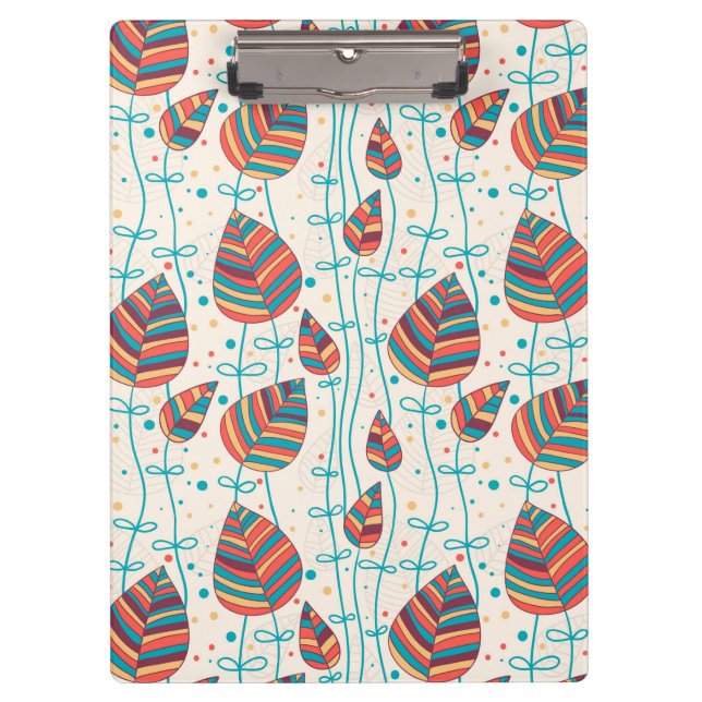 Carpeta De Pinza Estampado de flores 5 2 (Anverso)