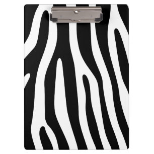 Carpeta De Pinza Estampado de rayas cebra blanco y negro + tus idea