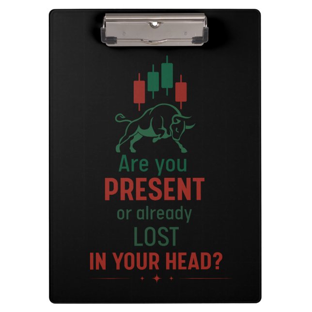Carpeta De Pinza ¿Estás Presente? – Mentalidad de Trader | Bull (Anverso)