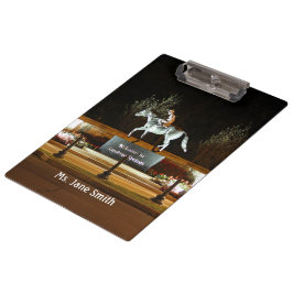 Carpeta De Pinza Estatua de caballo de bailarina nativa portapapele