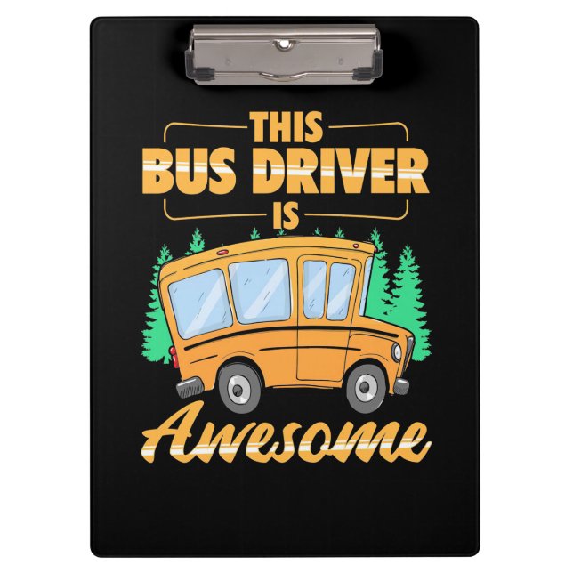 Carpeta De Pinza Este Conductor De Autobús Es Increíble (Anverso)