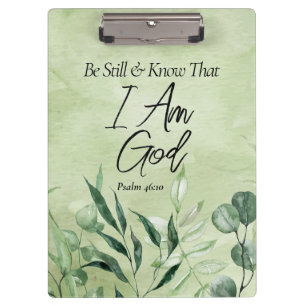 Carpeta De Pinza Estén quietos y sepan que Yo soy DIOS