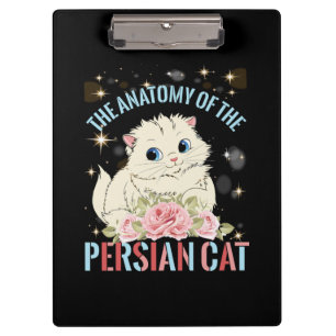 Carpeta De Pinza estética del gato, la anatomía del gato persa